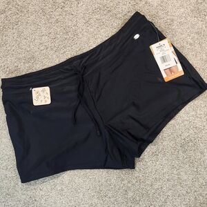 Women's Black Swim Shorts